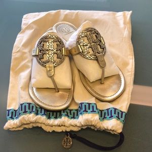 Tory Burch - Miller Sandal w/ Duster bag